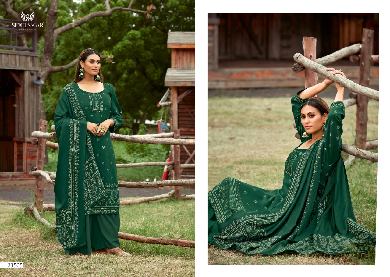 Siddhi Sagar Kashish Exclusive Wear Pashmina Collection