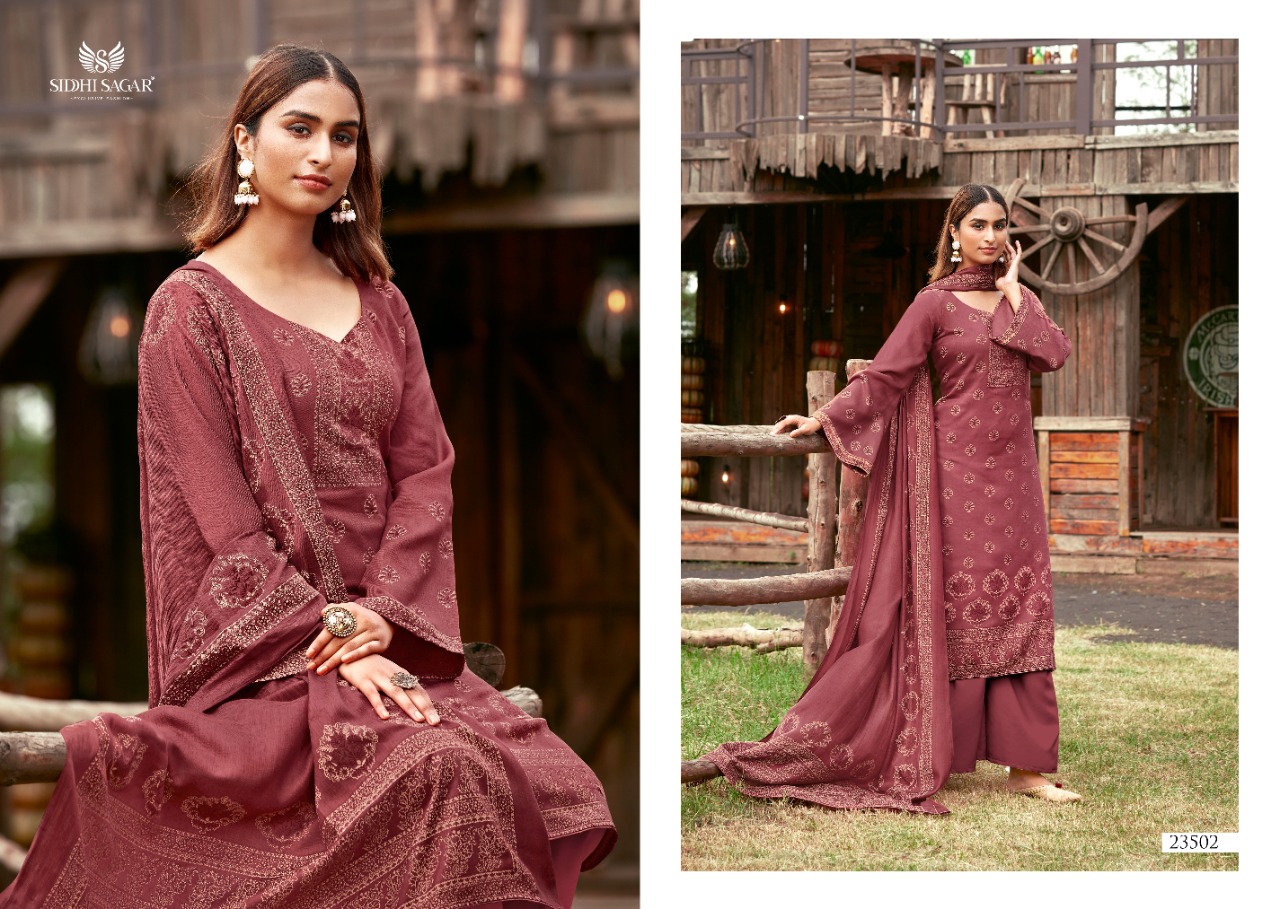 Siddhi Sagar Kashish Exclusive Wear Pashmina Collection