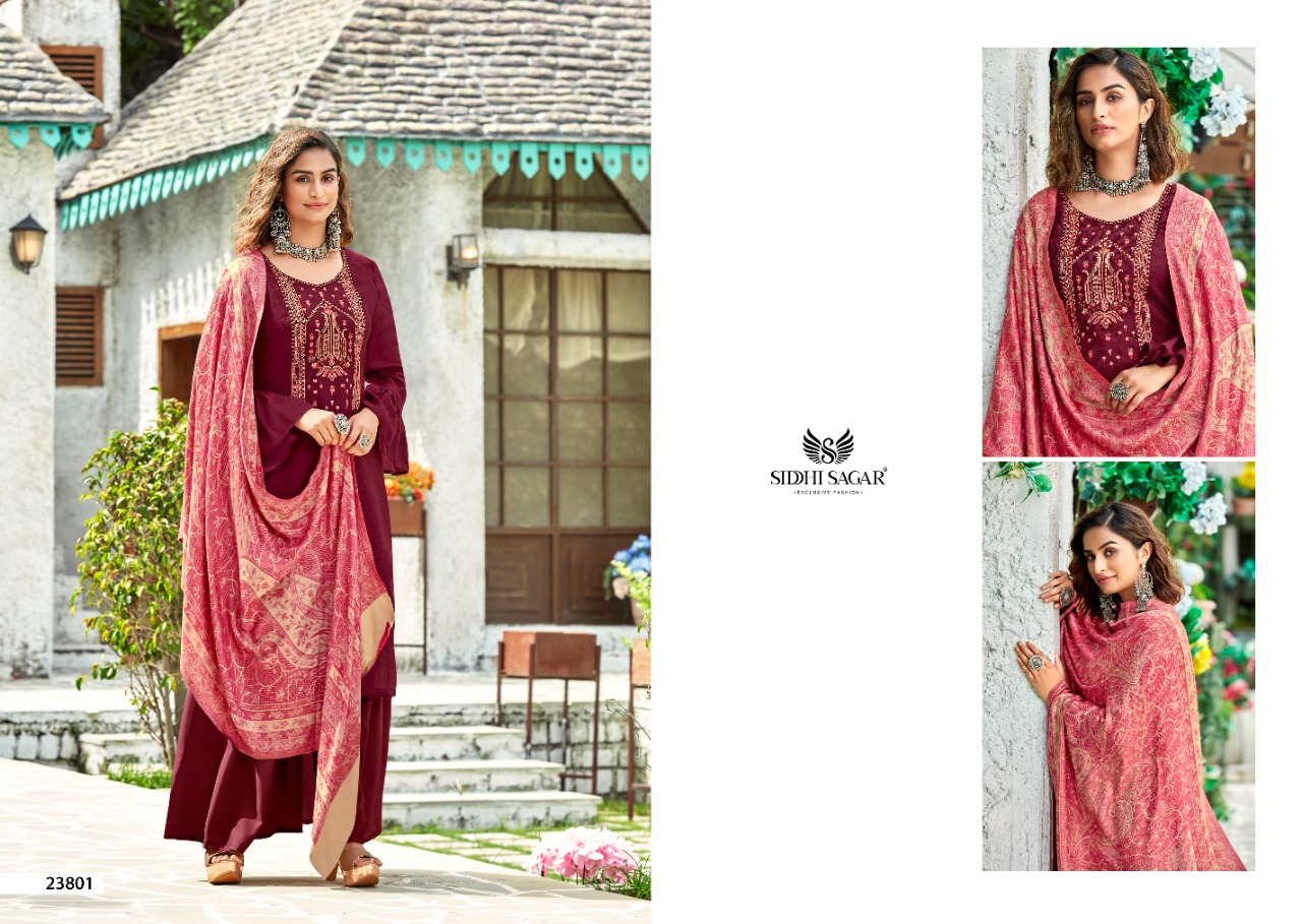 Siddhi Sagar Zainab Winter Wear Pashmina Collection