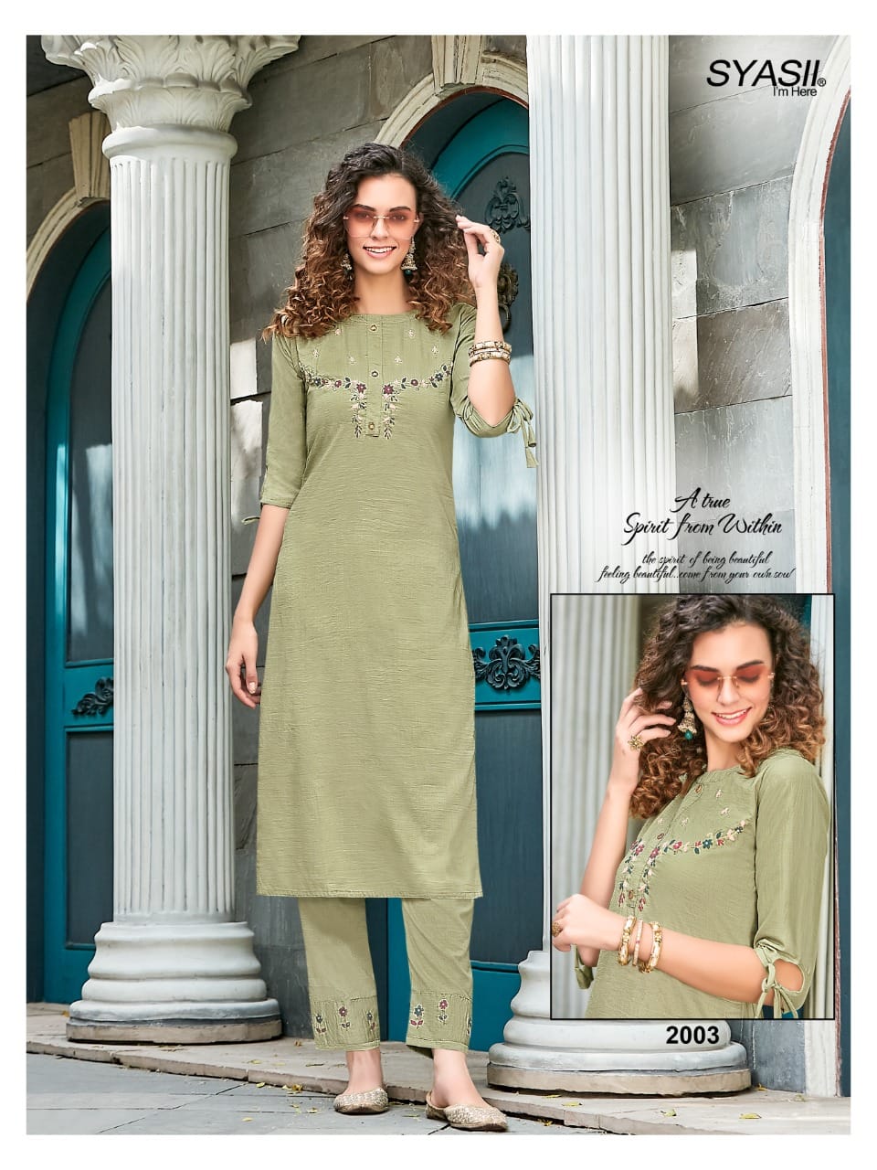 Syasii Ramia  Vol 2 Fancy Wear Kurti With Bottom Catalog