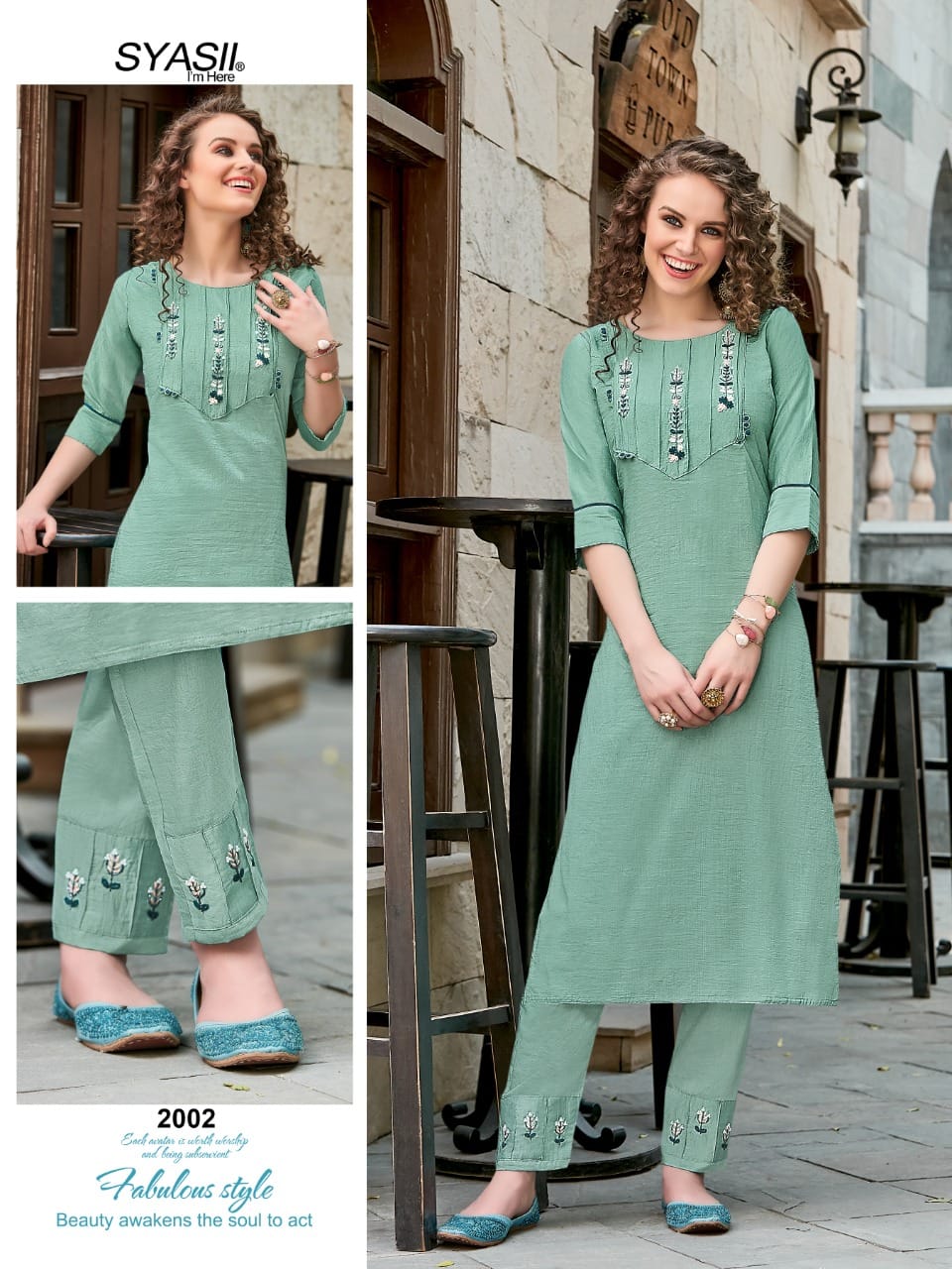 Syasii Ramia  Vol 2 Fancy Wear Kurti With Bottom Catalog