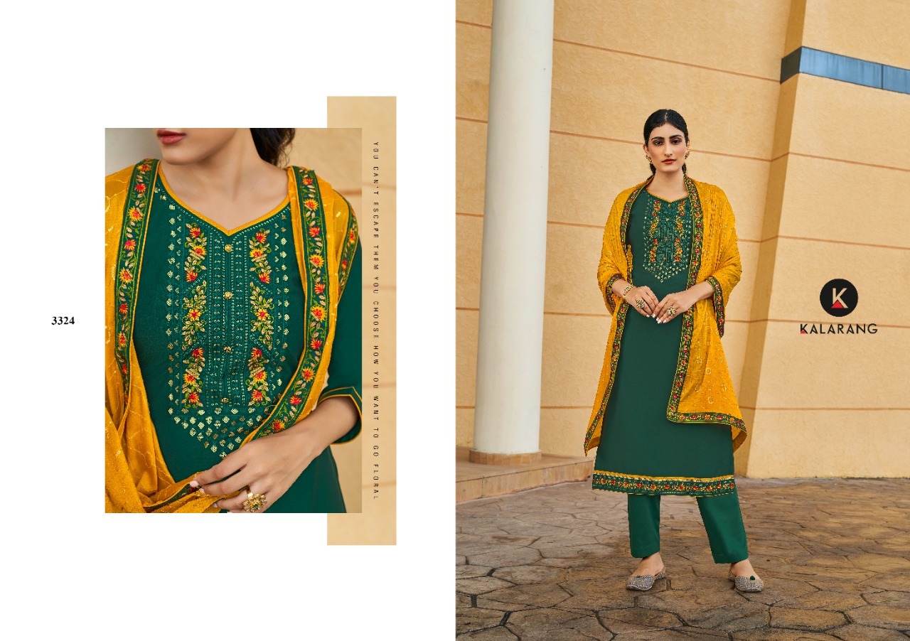 Kalarang Jannat Fancy Wear Designer Latest Indian Salwar Kameez Catalog