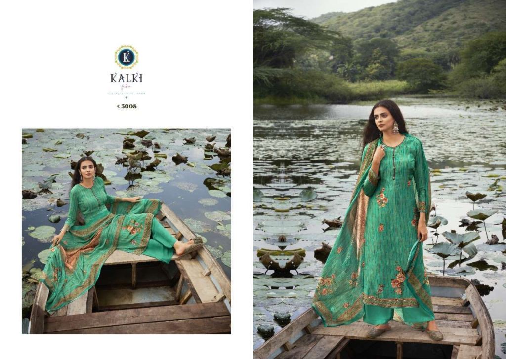 Kalki Fashion Florin Viscose Crepe Digital Print With Hand Work Suits Catalog