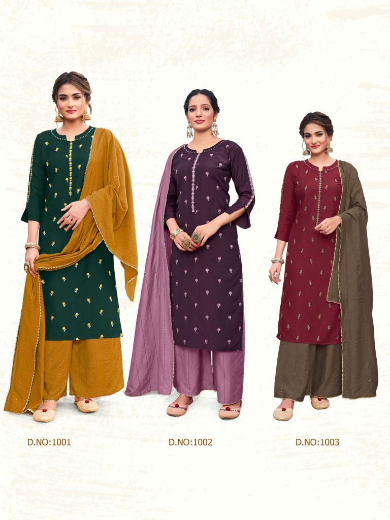 Rt Surili Vol 2 Designer Kurti With Plazzo And Dupatta Catalog