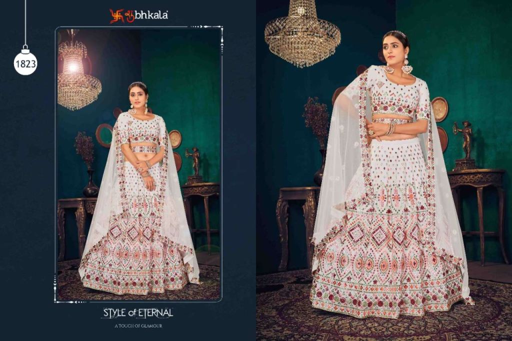 Shubhkala Guldasta Vol-9 Exclusive Bridal Embroidered Semi Stitched Lehenga Choli Collection