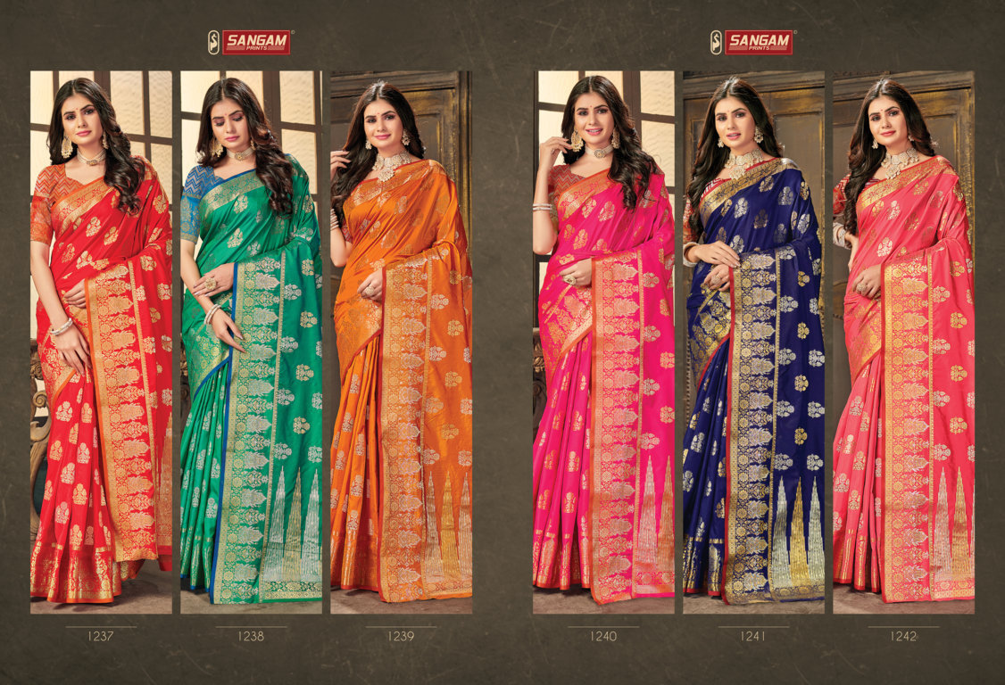 Sangam Presents Sirohi Silk Designer Silk Sarees