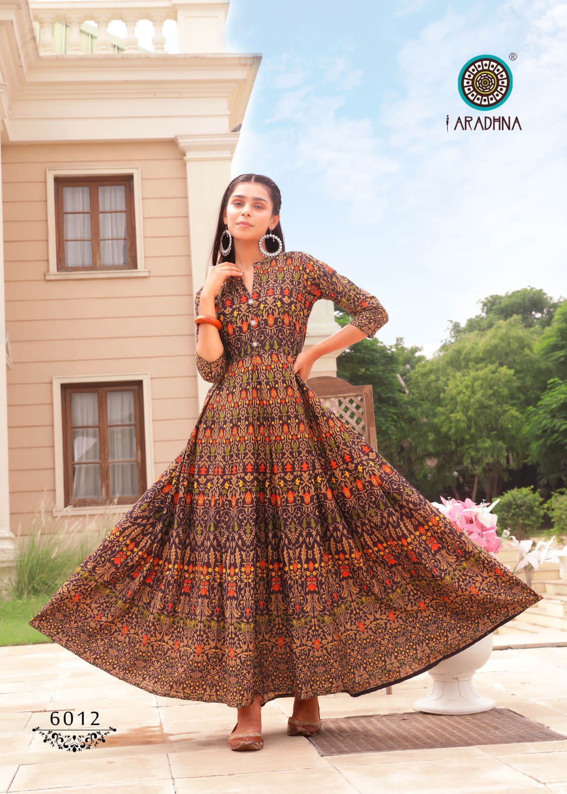 Aradhna Level Vol 6 Long Anarkali Kurti Catalog