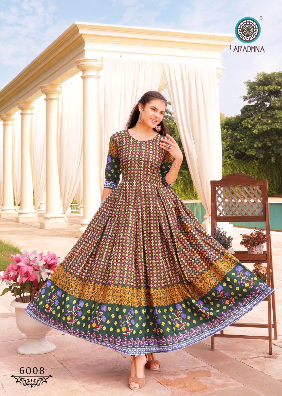 Aradhna Level Vol 6 Long Anarkali Kurti Catalog