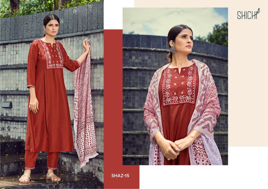 Shichi  Aza Ready Made Kurtis Bottom With Dupatta Catalog