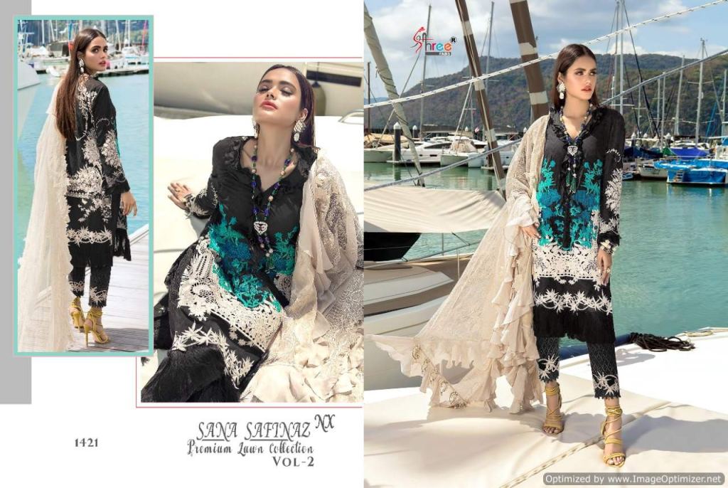 Shree Sana Safinaz Premium Lawn Collection 2 Nx Pakistani Salwar Kameez