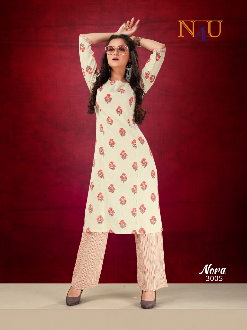 Tunic House N4u Nora Kurti With Bottom Catalog