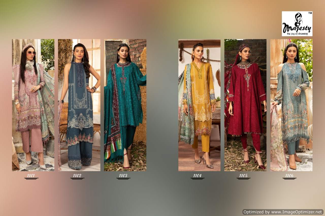 Majesty Maria Vol 11 Jam Silk Pakistani Salwar Kameez Catalog