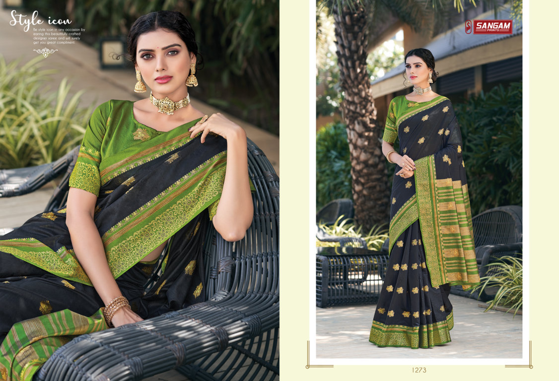 Sangam Presents Geetika Cotton Handloom Sarees