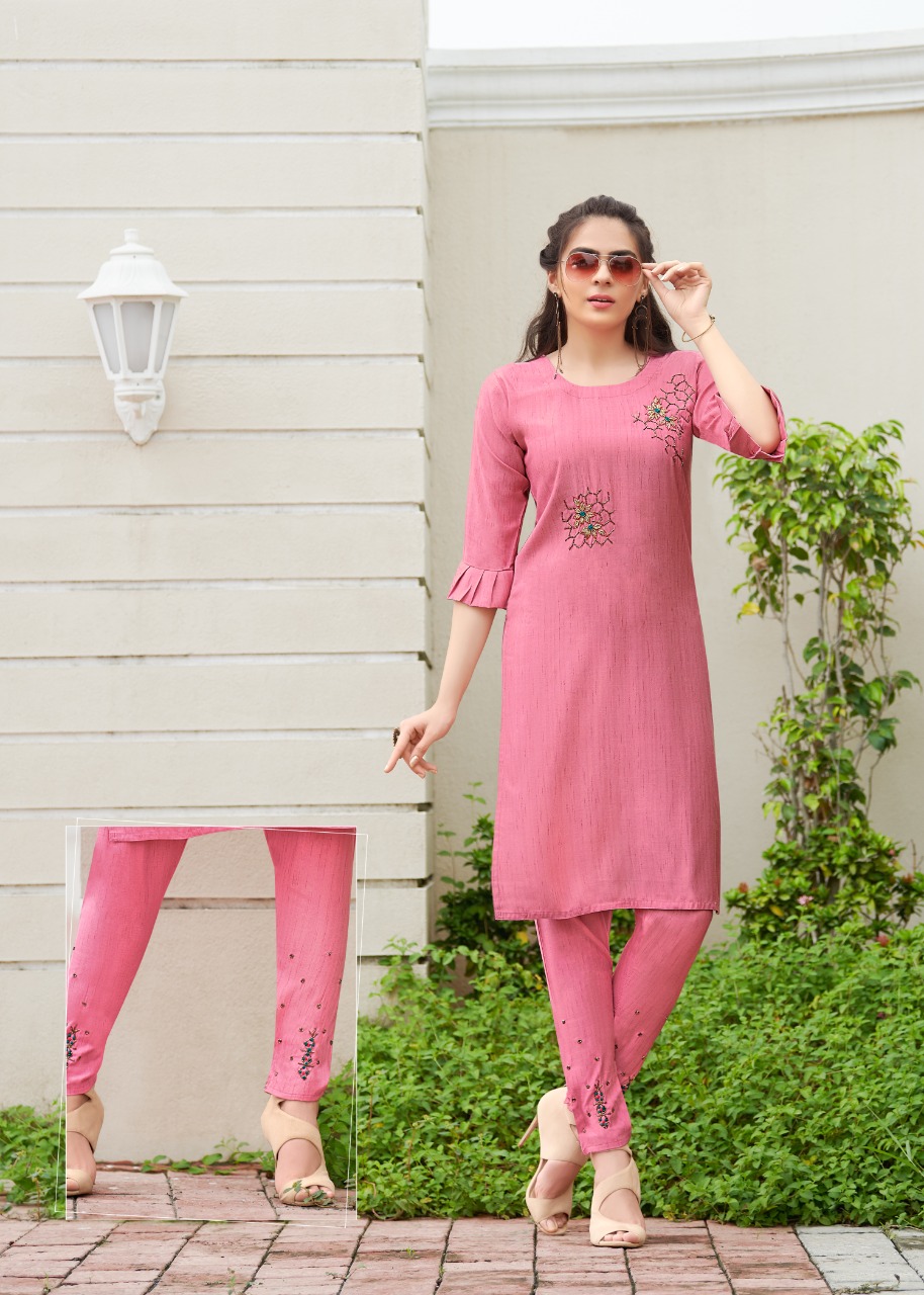 Aarohi  Buy Wholesale Designer Kurti With Bottom In India