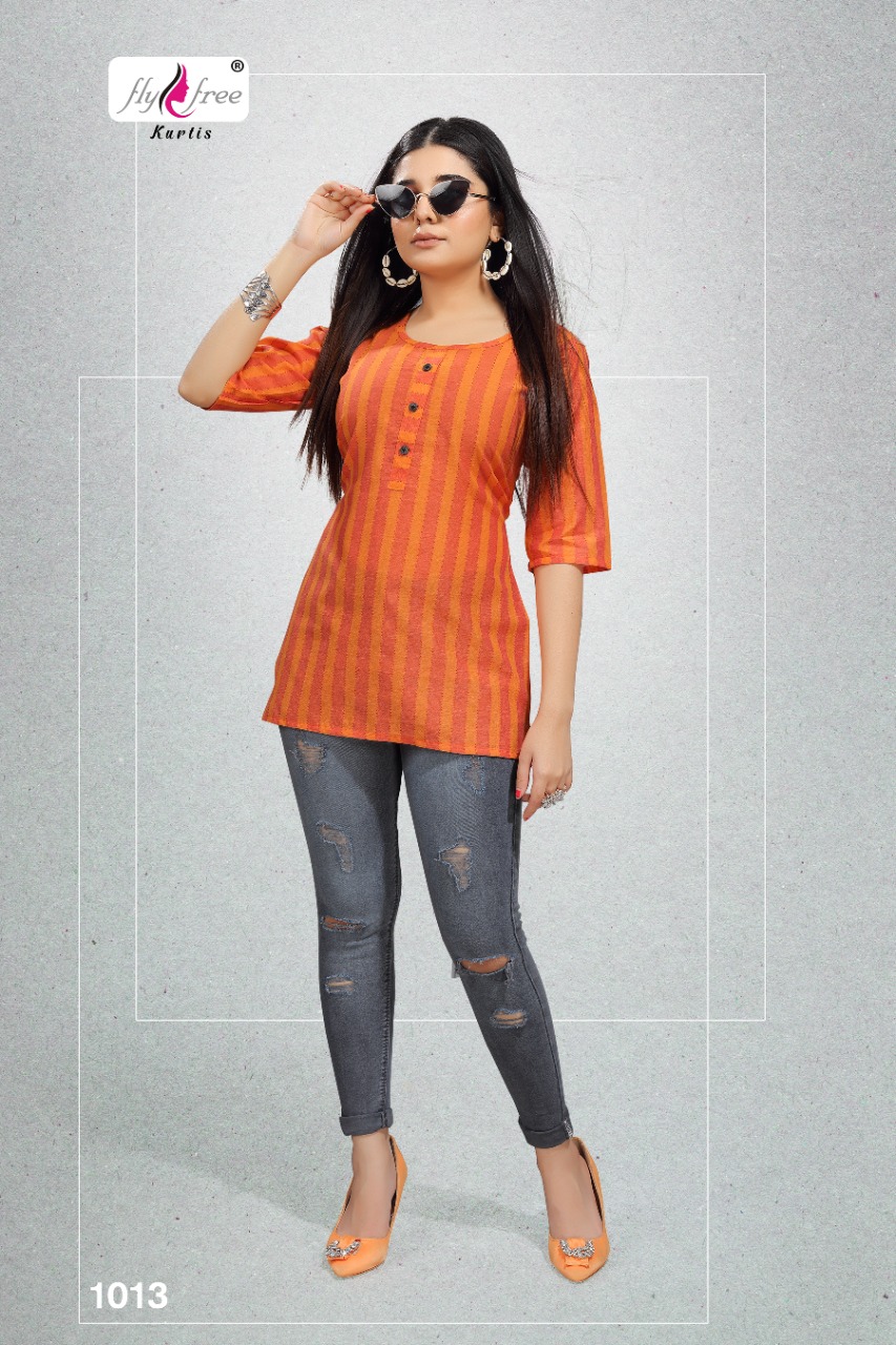 Fly Free One Plus Vol 3 Short  Fancy Casual Wear   Top