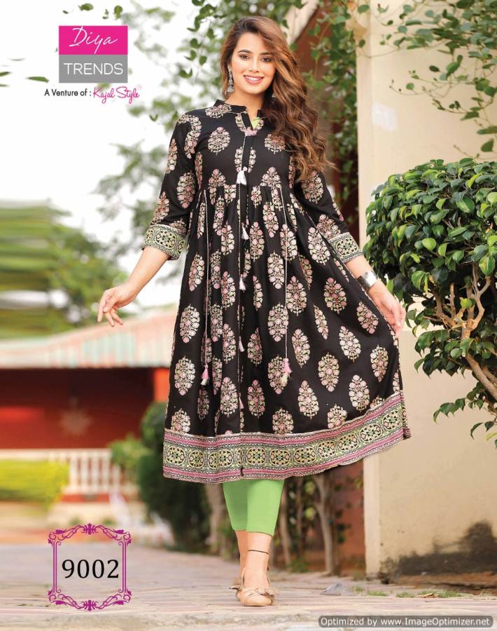 Kajal Style Ethnicity Vol  9 Fancy Designer Kurti Catalog