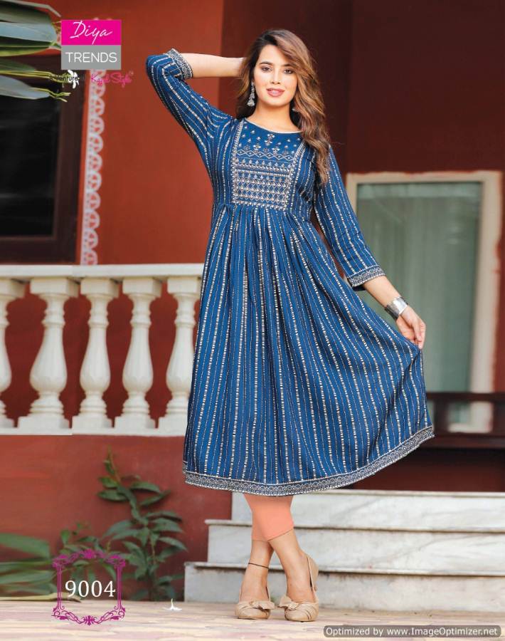 Kajal Style Ethnicity Vol  9 Fancy Designer Kurti Catalog