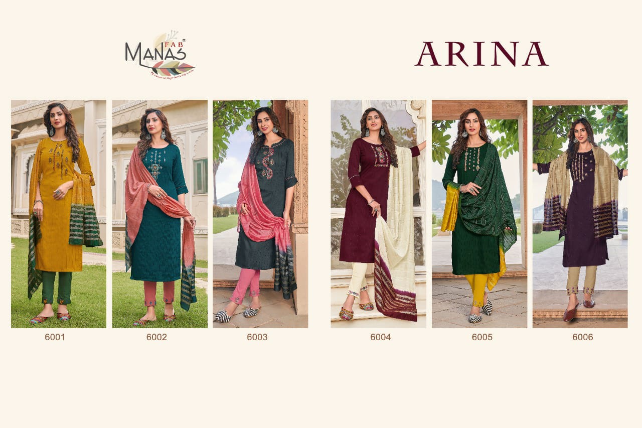 Manas Arina Designer Ready Made Kurti  Bottom With Duptta  Catalog