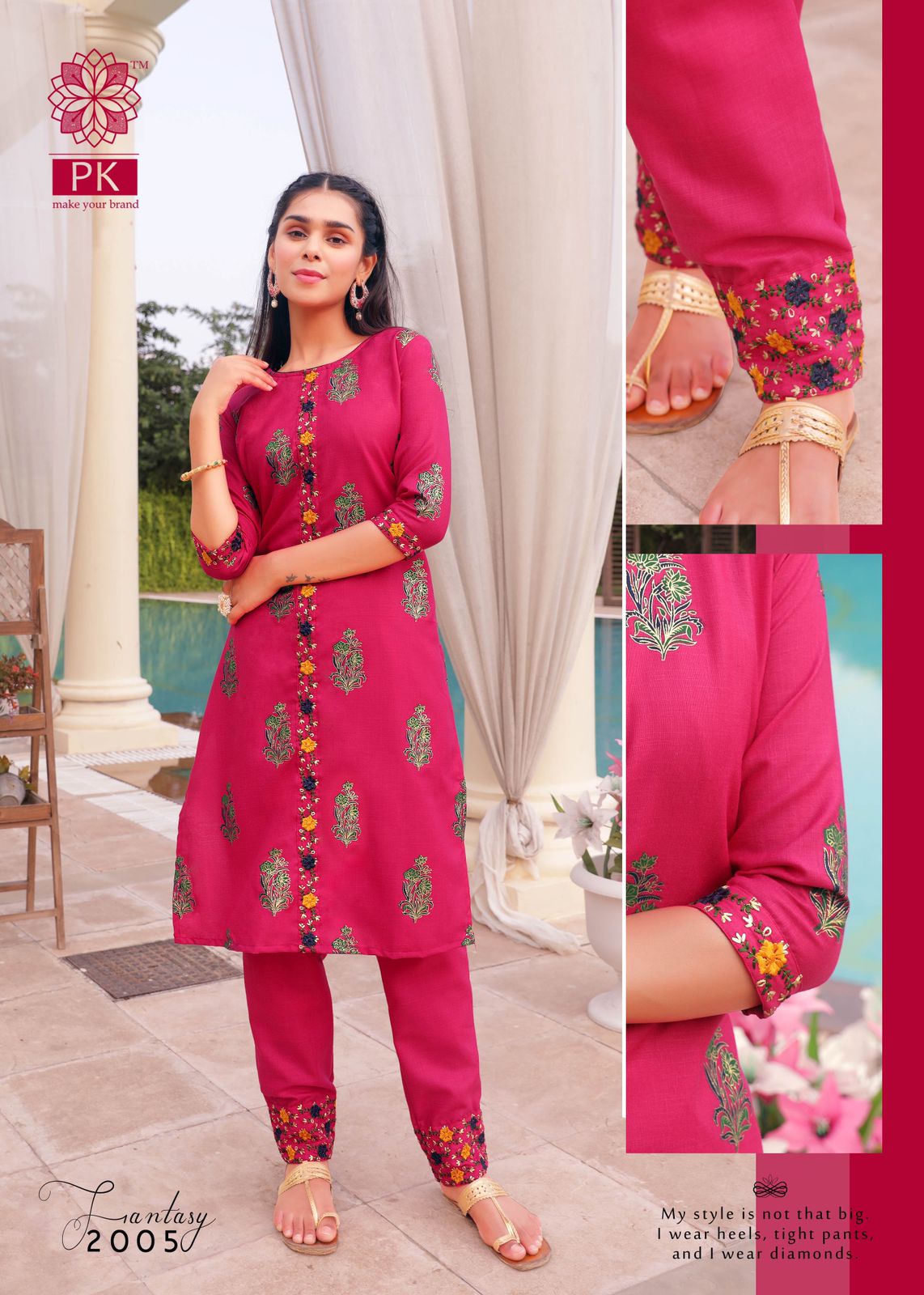 A Kurti with patiala and dupatta and is a great pick for festive occasions.  Pair it with heels and statement earrings to complete the… | Instagram