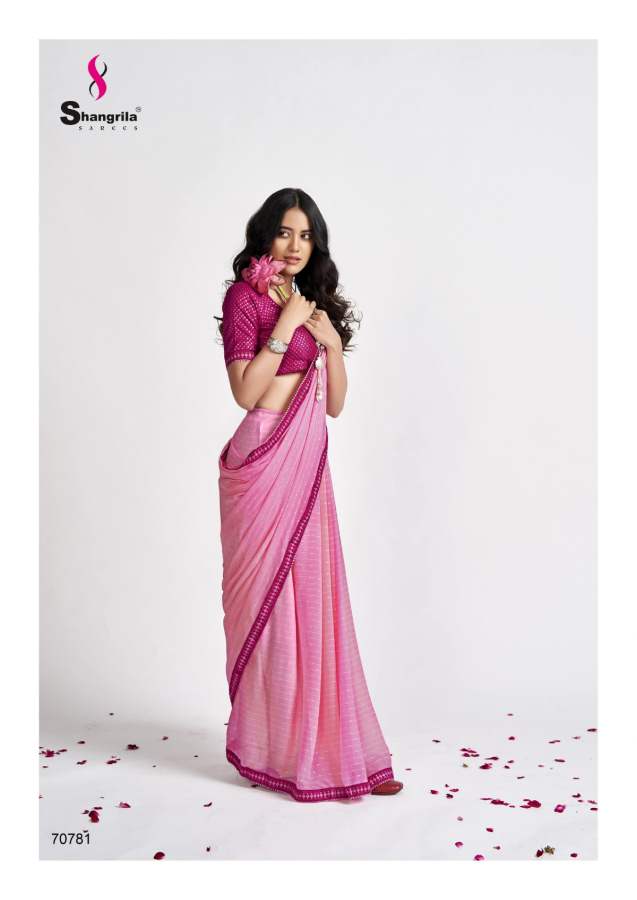 Shangrila Mitali Fancy Wear Georgette Saree Catalog