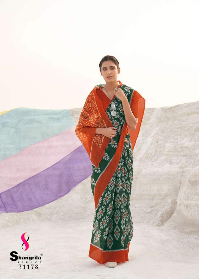 Shangrila Mulmul Cotton  Vol 6 Printed Handloom Saree Catalog