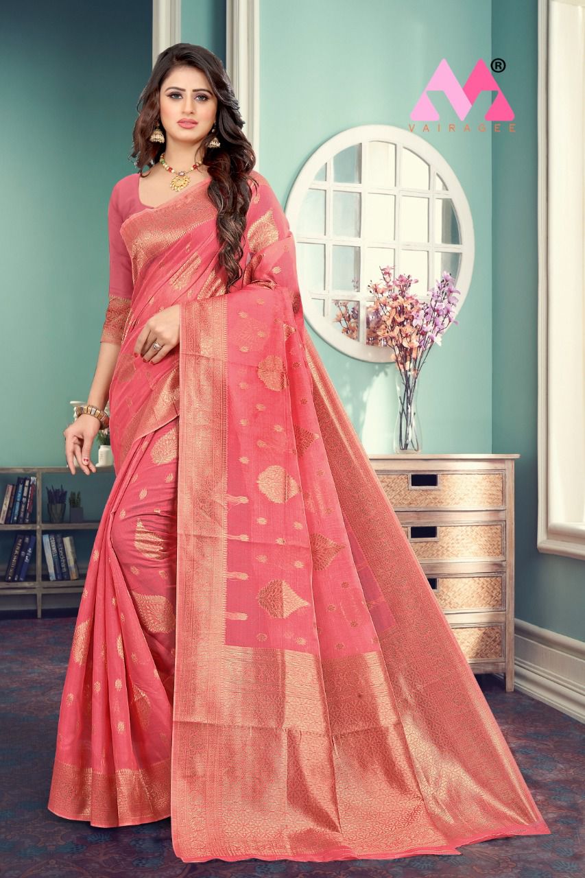 Vivera Princess Casual Wear Fancy Cotton  Saree Catalog