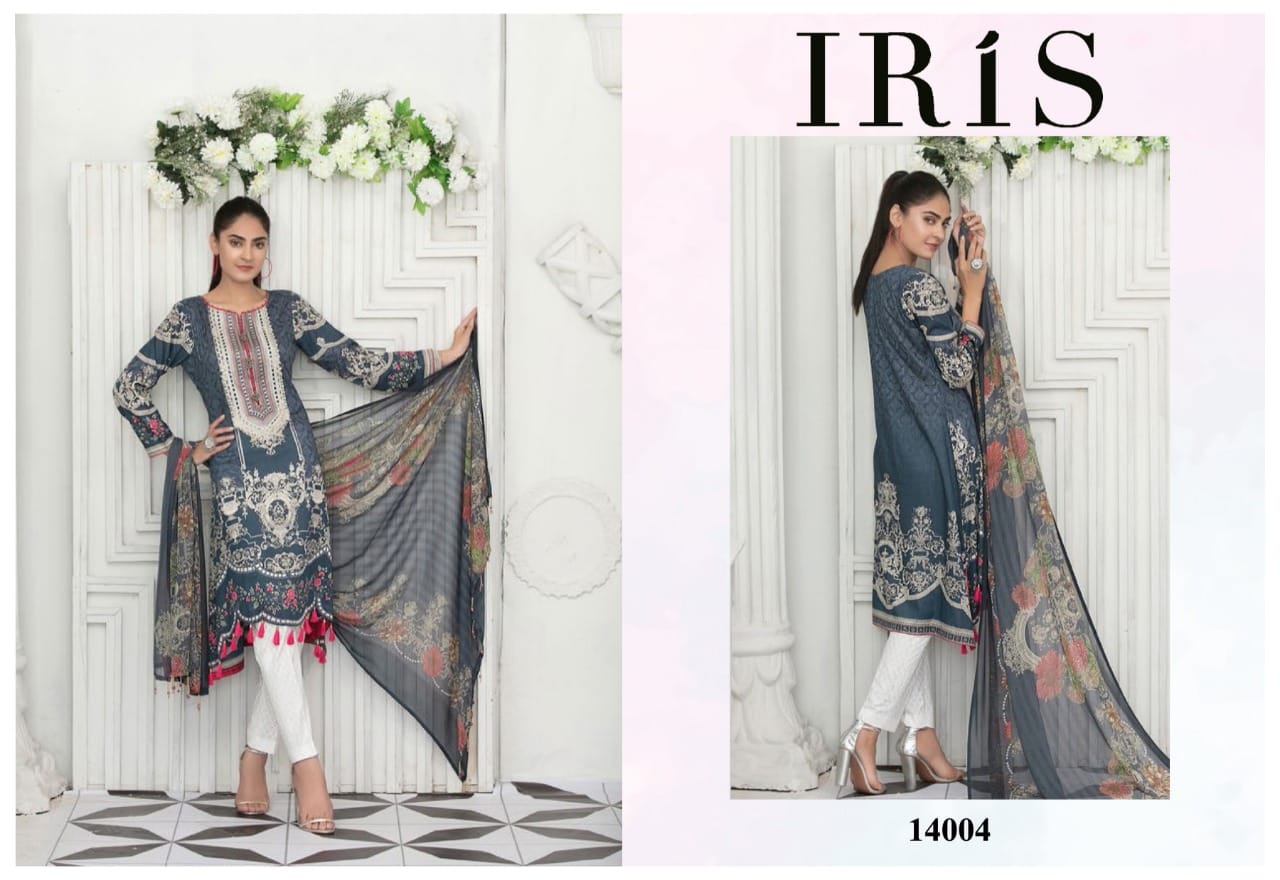 Iris  Vol 14 Classic Collection  Karachi Dress  Buy Karachi Cotton Dress Material Catalog