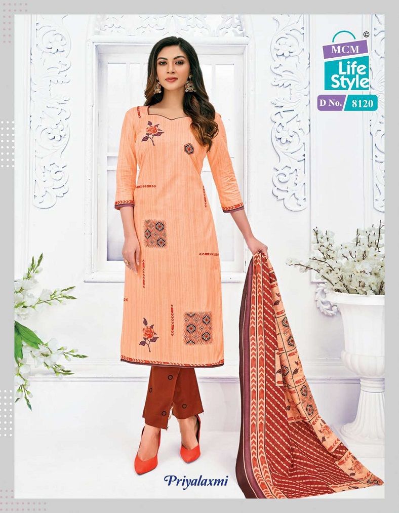 Mcm Lifestyle Priyalaxmi Vol 22 Regular Wear Cotton Dress Material Catalog