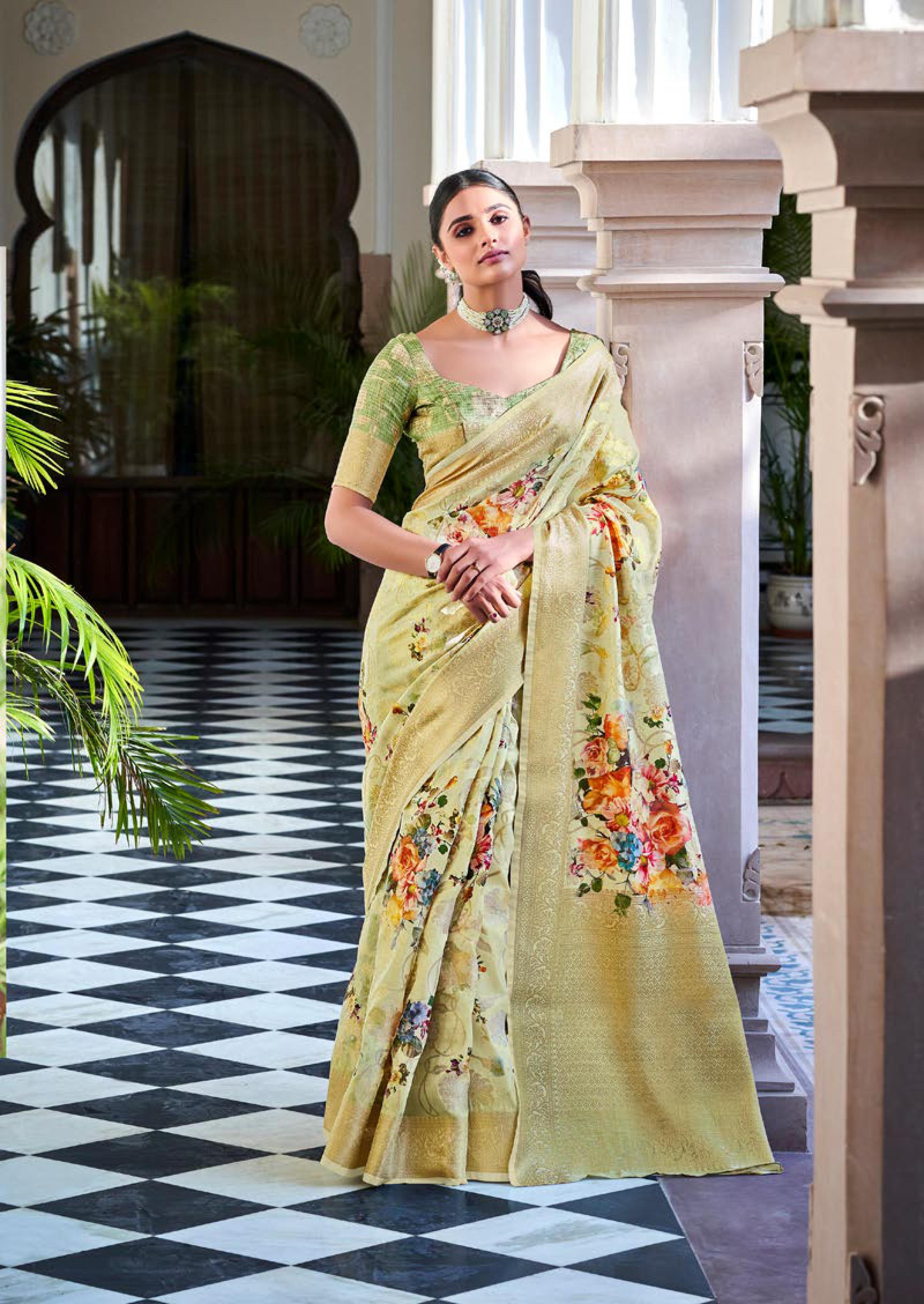 Shangrila Shimona Viscouse Digital Vol 2 Fancy Wedding Wear Saree  Catalog