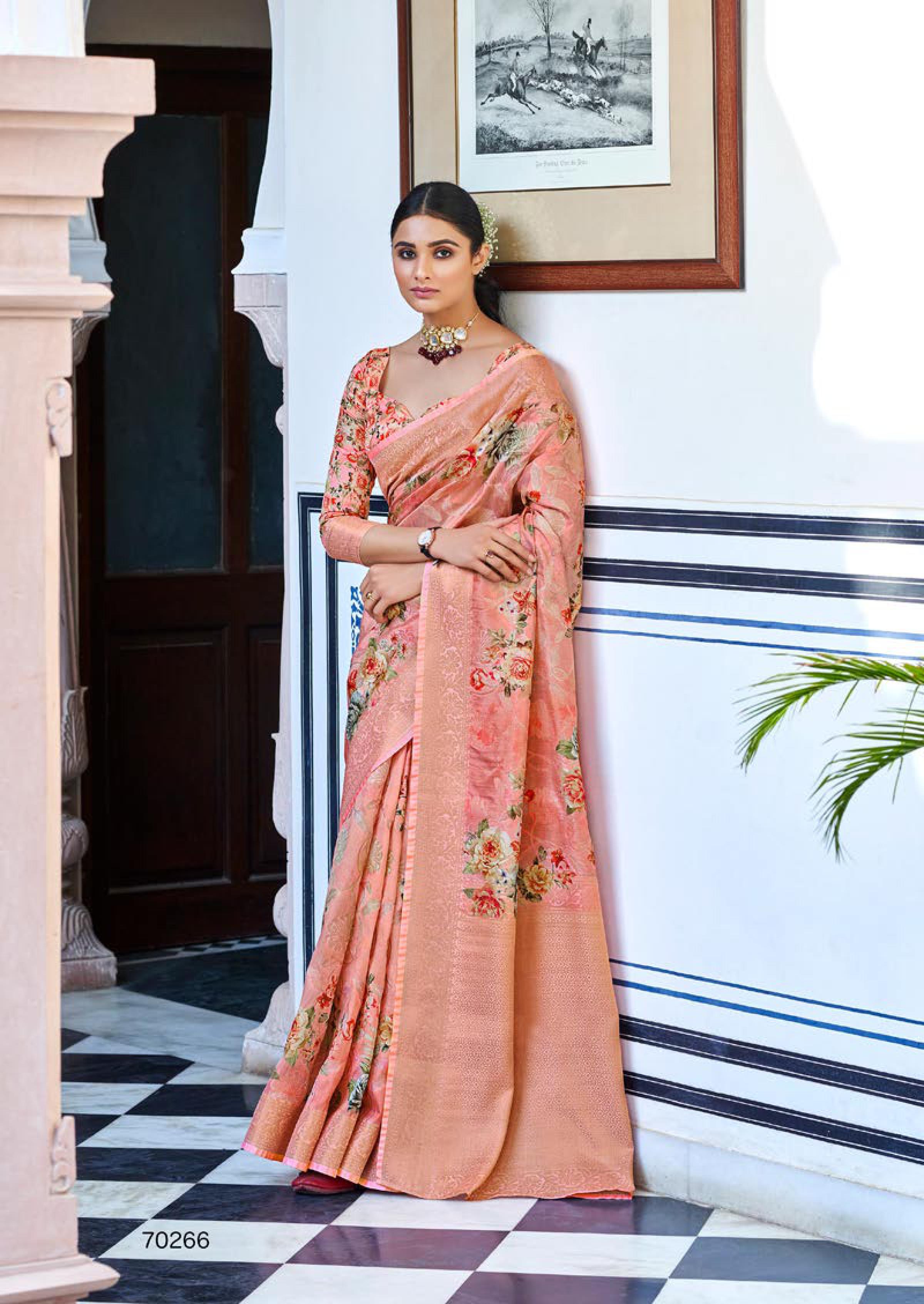 Shangrila Shimona Viscouse Digital Vol 2 Fancy Wedding Wear Saree  Catalog