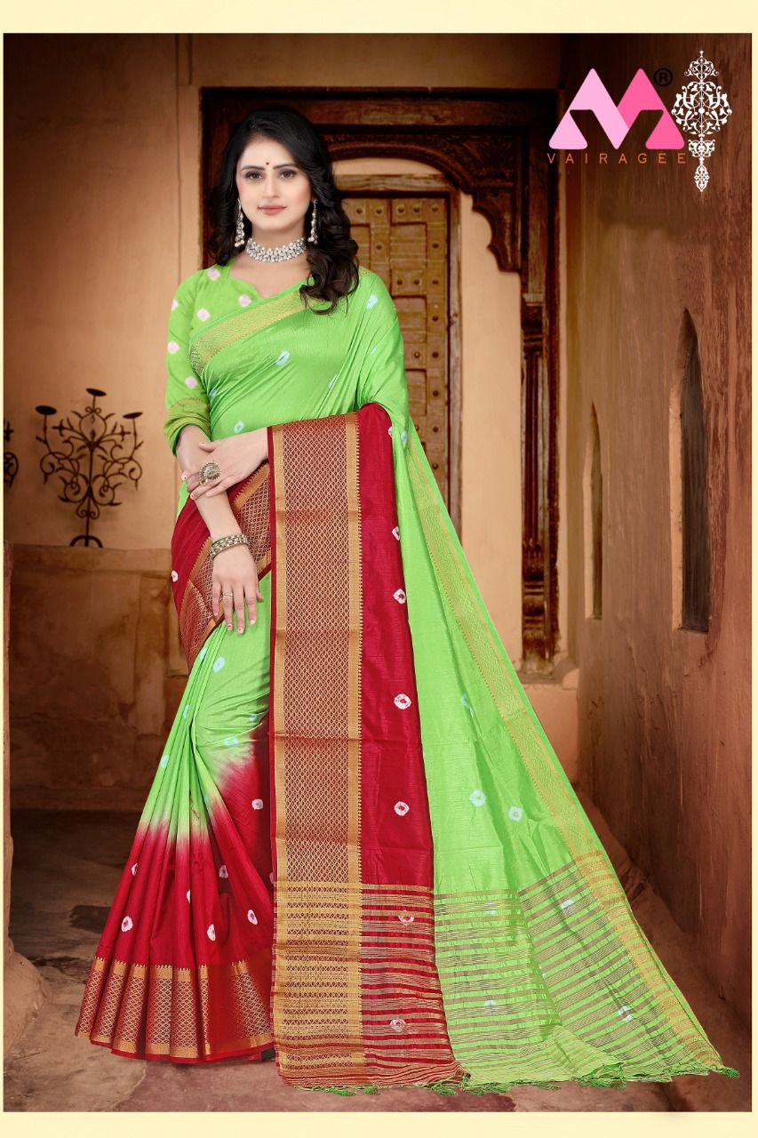 Vivera Sravya  Vol 2 Festive Wear Vallabhi Silk Saree Catalog