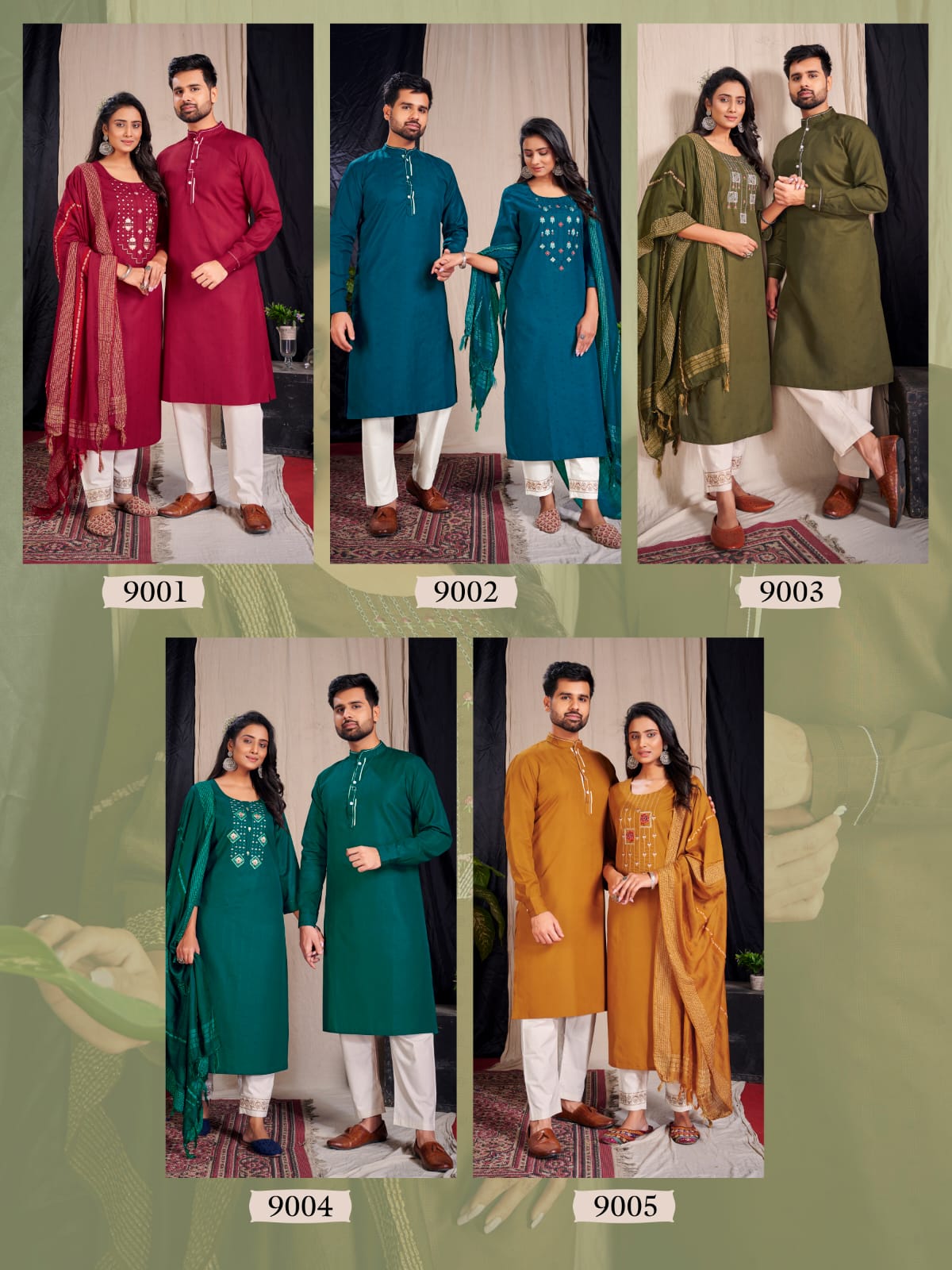 Sukanya Fashion  Royal Couple Vol  9 Fancy Wear Designer Couple Readymade Kurta Kurti Catalog