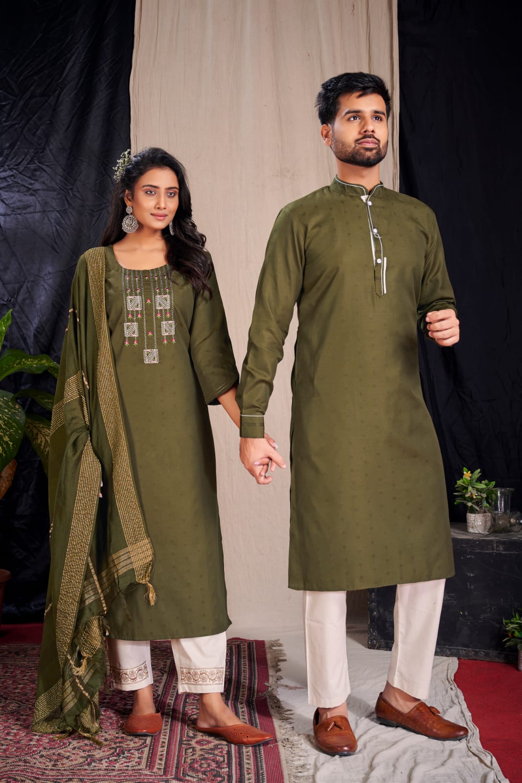 Sukanya Fashion  Royal Couple Vol  9 Fancy Wear Designer Couple Readymade Kurta Kurti Catalog