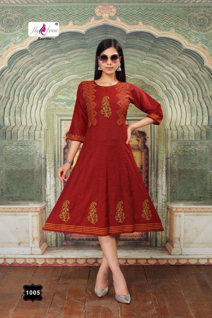 Fly Free Sweet Anarkali Kurtis Catalog