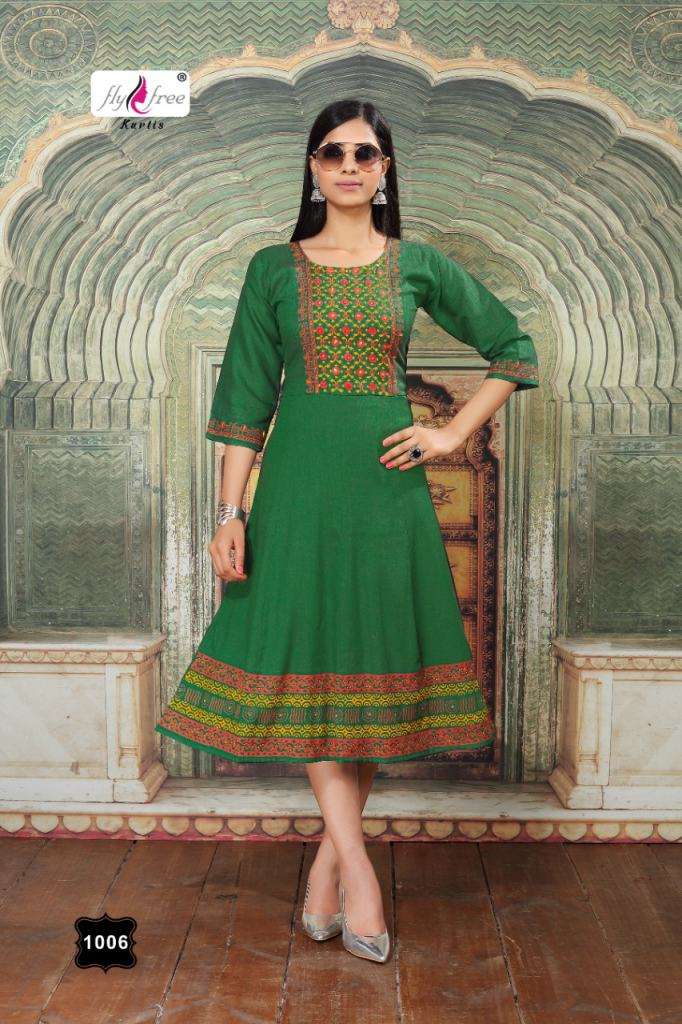 Fly Free Sweet Anarkali Kurtis Catalog