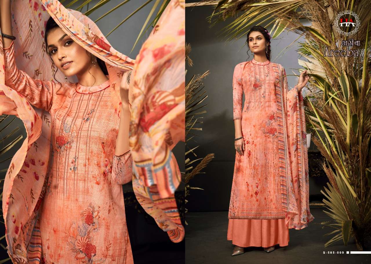 Harshit Areeba catalog  Cotton Digital Printed Dress Material