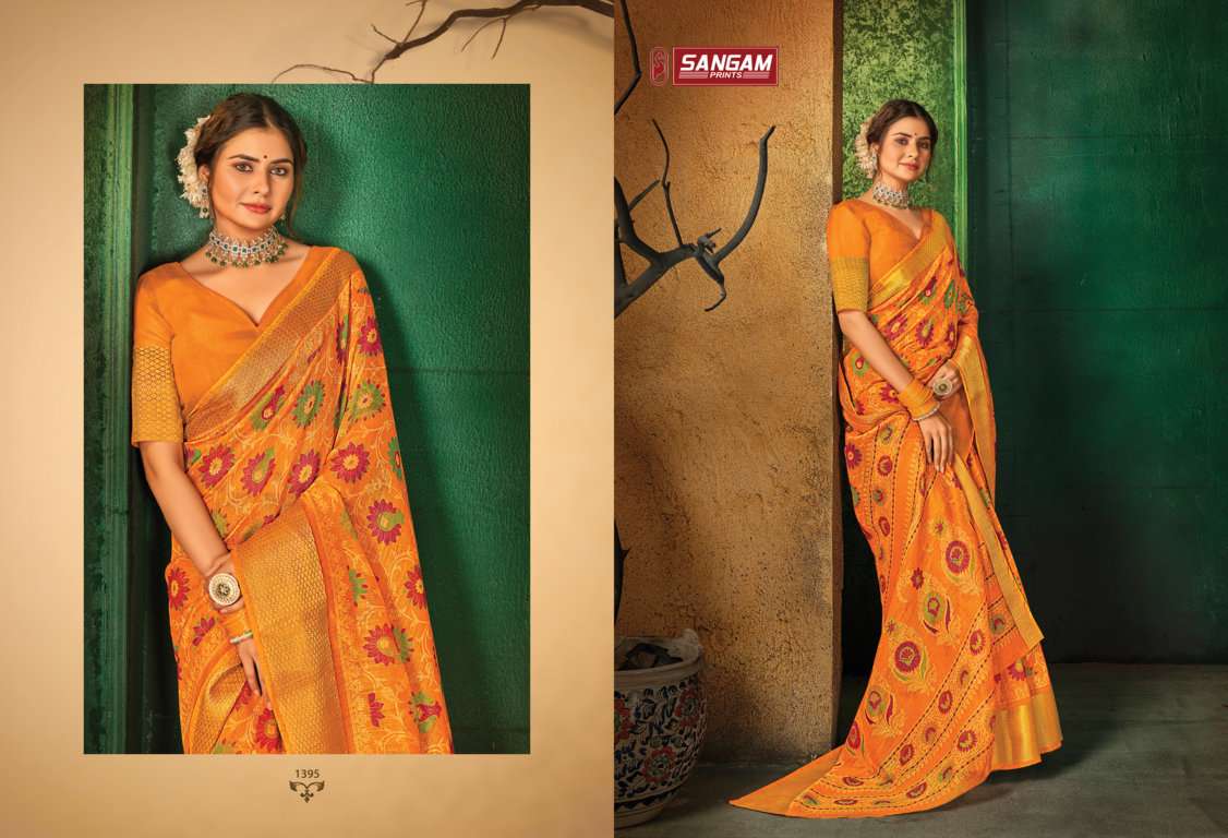 Sangam Sangini Catalog Designer Wear Cotton Sarees 