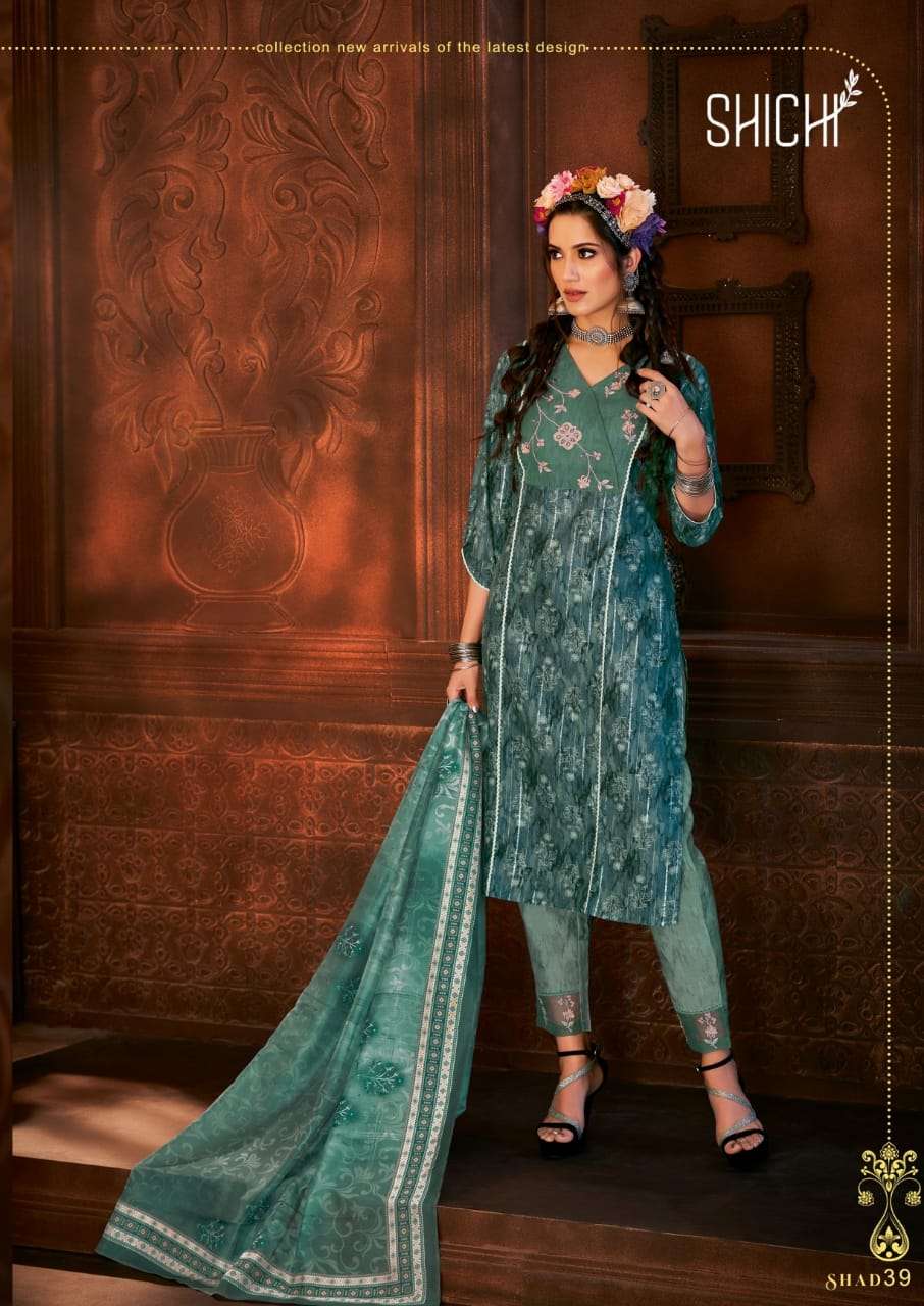 Shichi  Adaa catalog  Polyester Kurti Bottom and Dupatta 