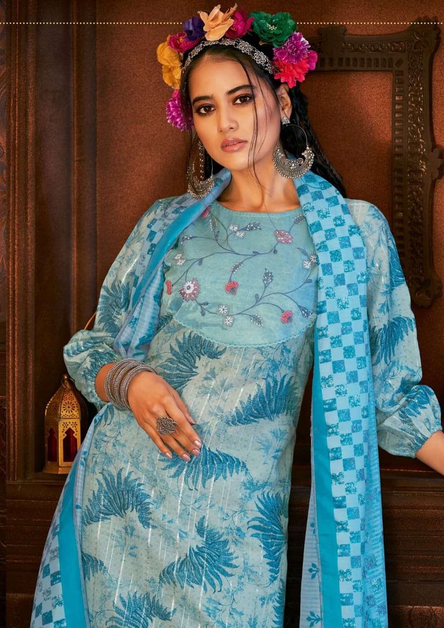 Shichi  Adaa catalog  Polyester Kurti Bottom and Dupatta 