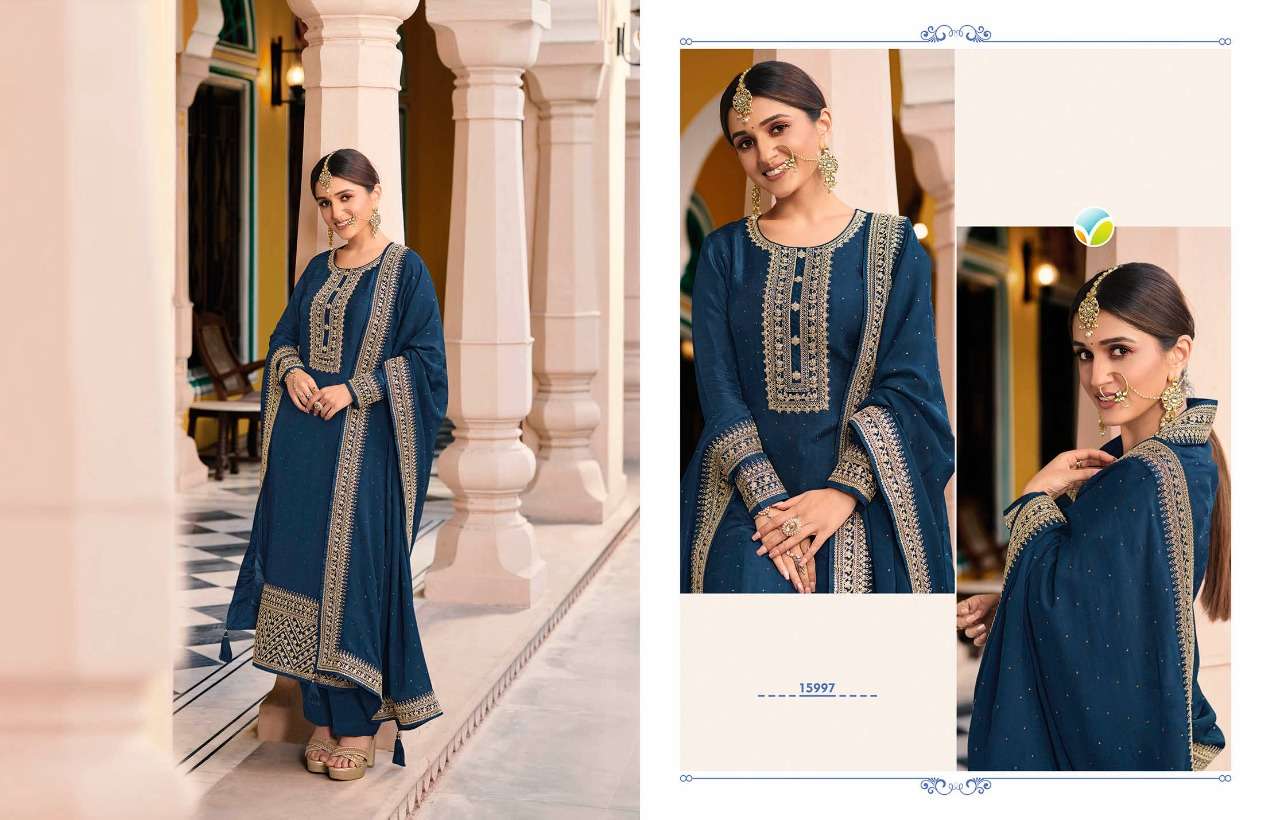 Vinay Fashion Kaseesh Preeyal Catalog Expensive  Designer Wear Salwar Suits