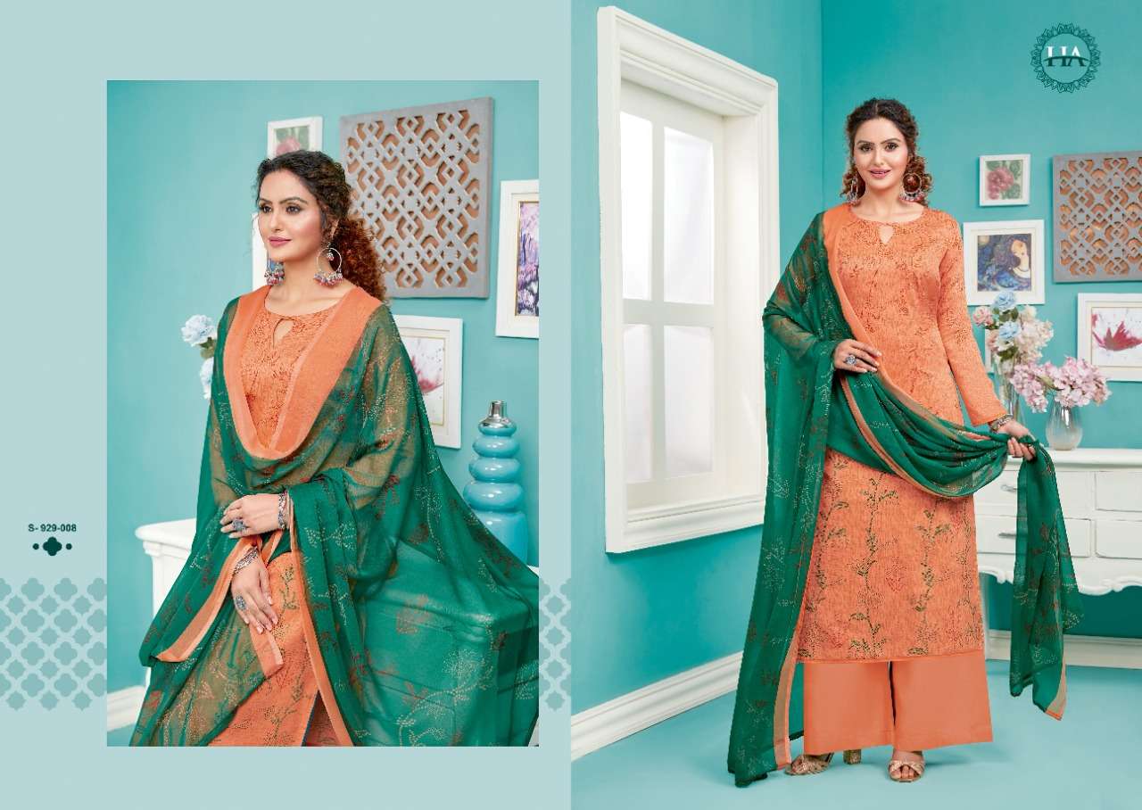 Harshit Summer 22 Catalog Festive Wear Pure Jam Digital Printed Dress Materials 