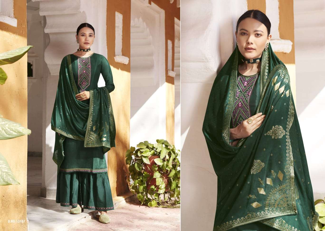 Kalaroop Avira Catalog Exclusive Wear Embroidery Readymade Sharara Suits