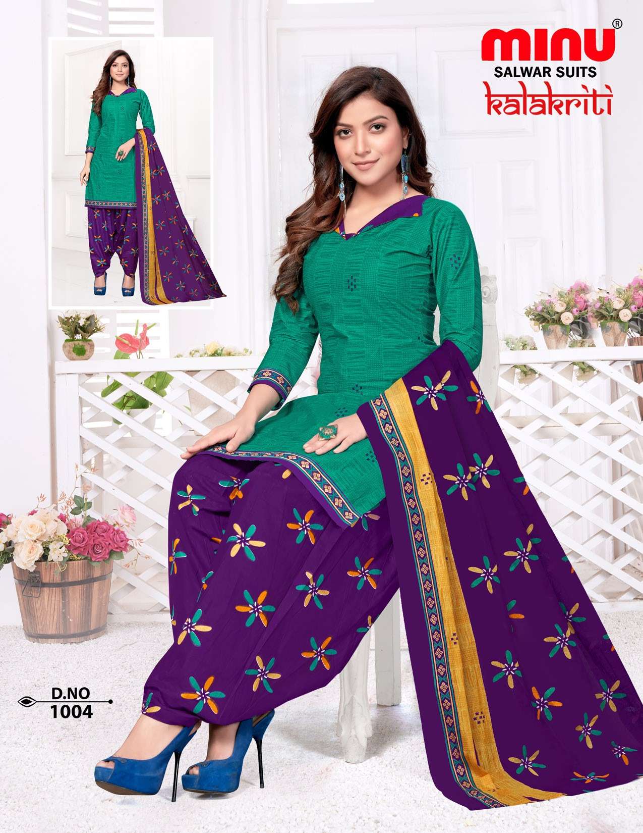 kalakriti saira series 5801-5808 pure cotton suit