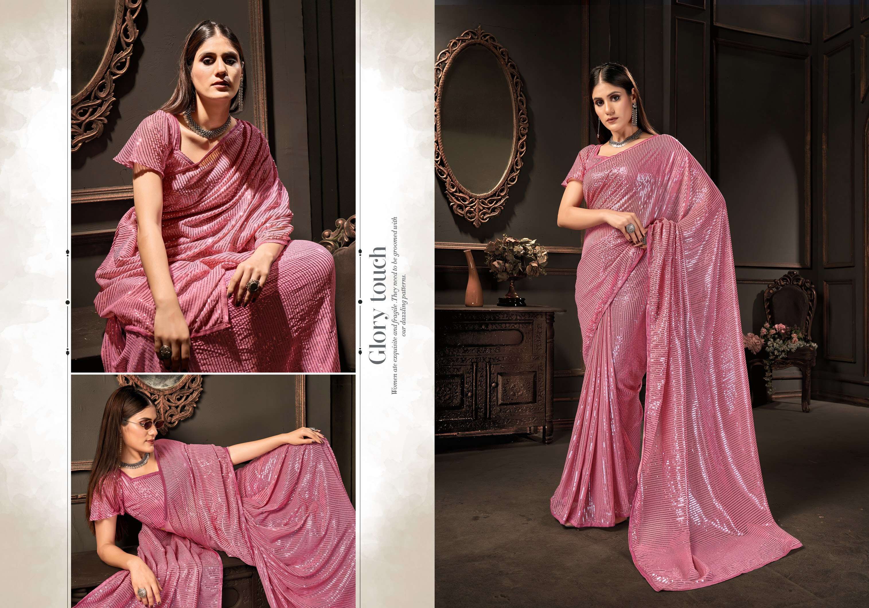 Party Wear Saree Style 2024 | grandmother-blog.com