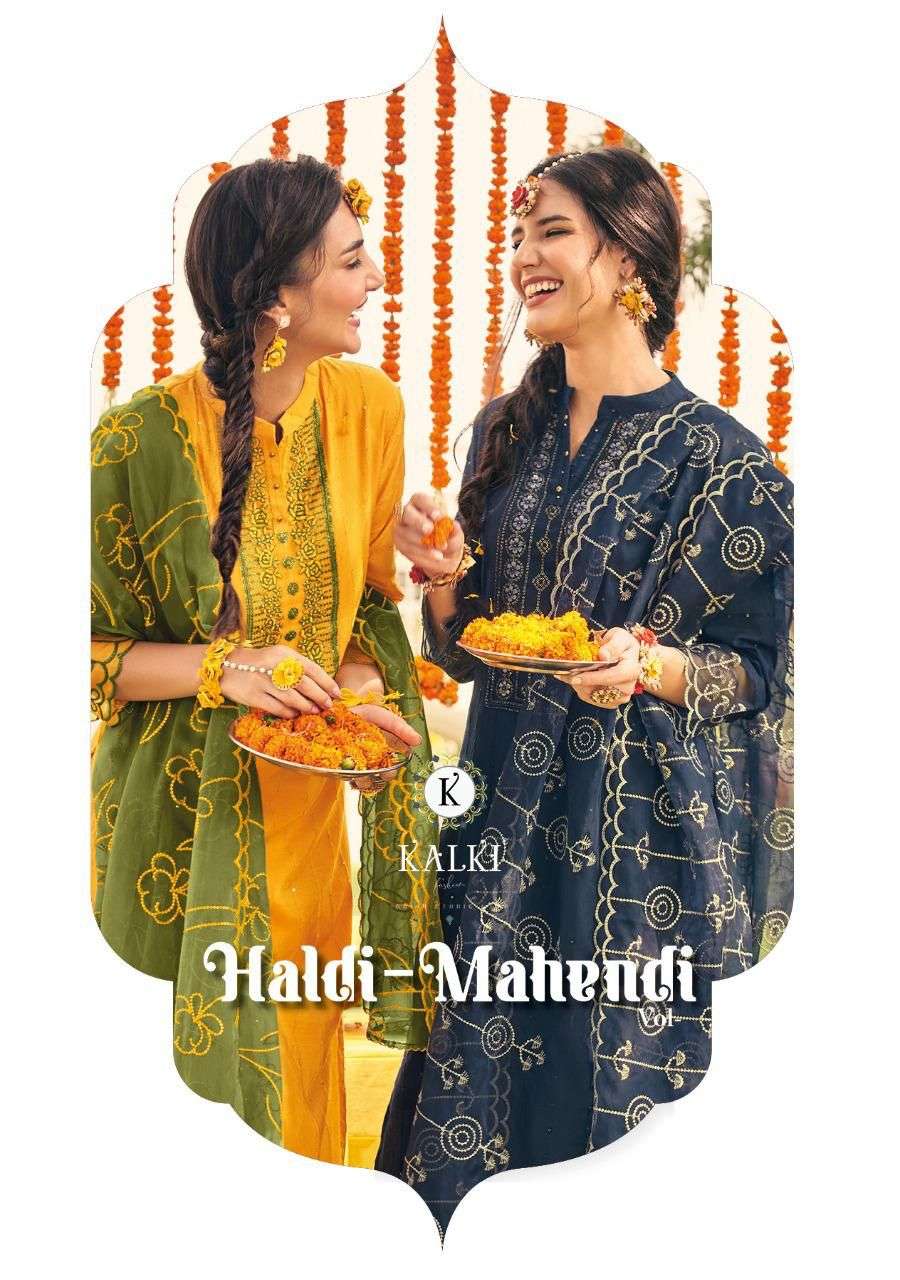  HALDI MAHENDI VOL-4 CATLOUGE by Kalki Fashion