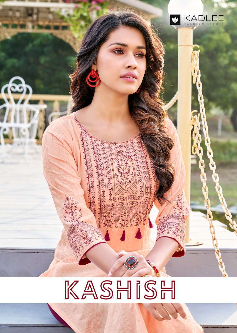 KADLEE KASHISH RAYON FORMAL WEAR FANCY KURTI