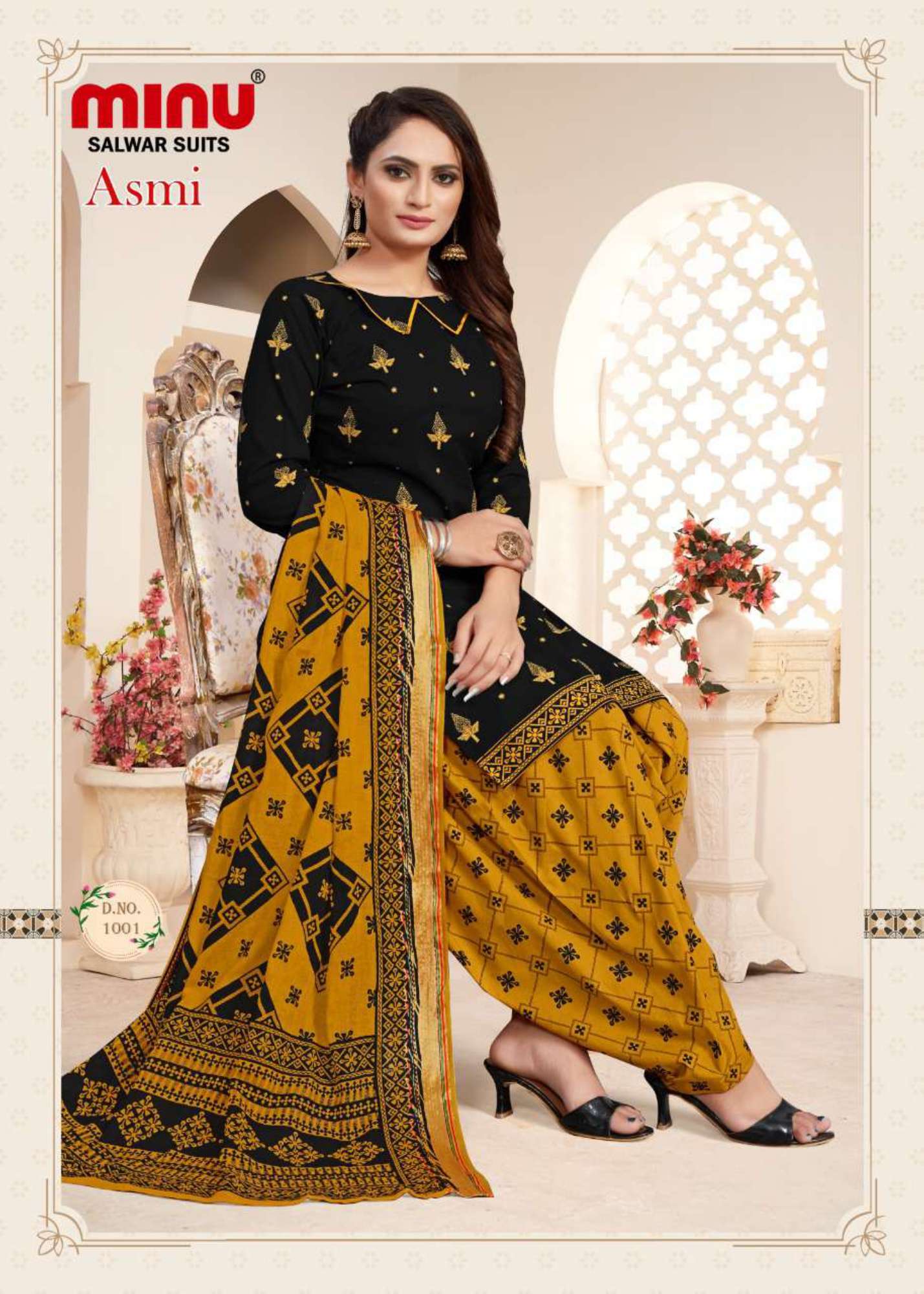 Minu ASMI Cotton Printed Dress material-10P Catalog