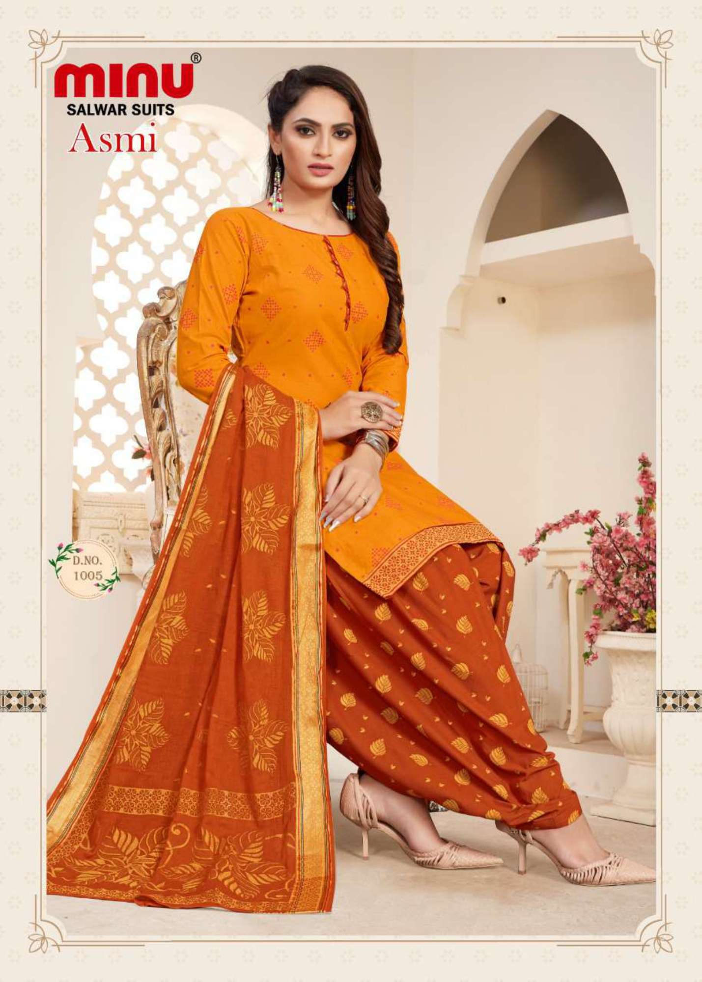 Minu ASMI Cotton Printed Dress material-10P Catalog