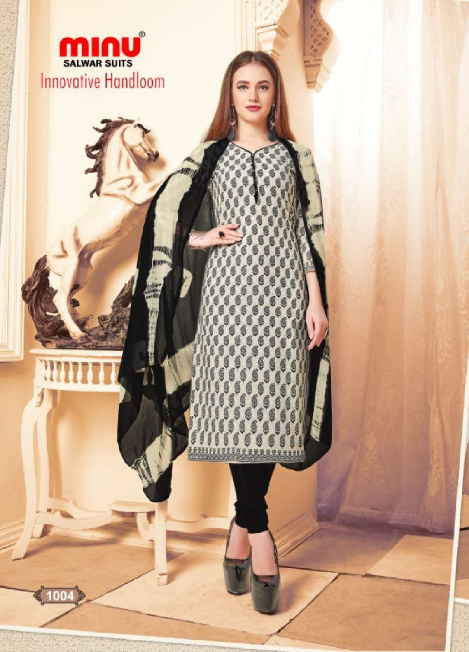 Minu INNOVATIVE HANDLOOM Cotton Printed Dress Material-8P Catalog