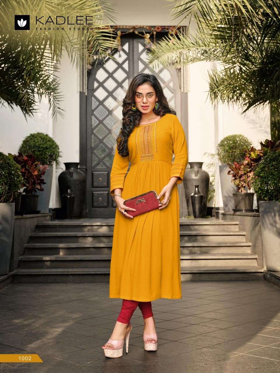 KADLEE (mittoo) Catalog  Cinderella Naira Cut Kurtis at wholesale Price